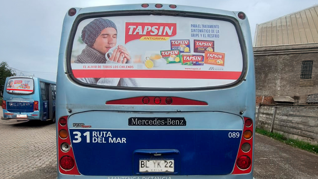 Publicidad en Buses